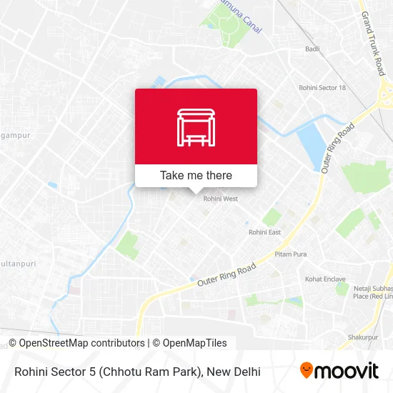 Rohini Sector 5 (Chhotu Ram Park) map