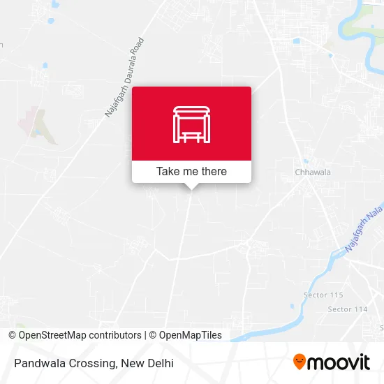 Pandwala Crossing map