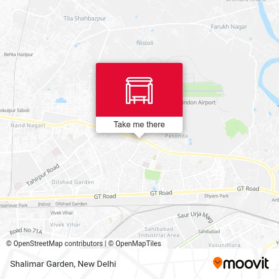 Shalimar Garden map