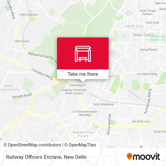 Railway Officers Enclave map