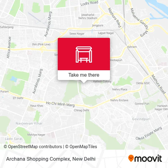 Archana Shopping Complex map