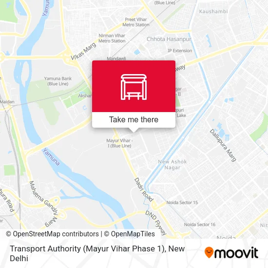 Transport Authority (Mayur Vihar Phase 1) map