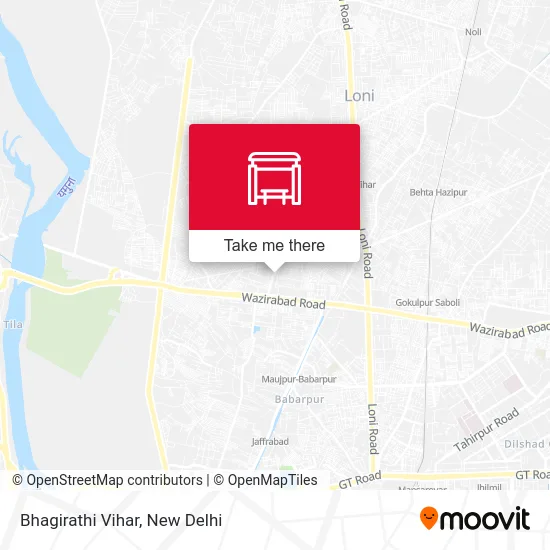 Bhagirathi Vihar map