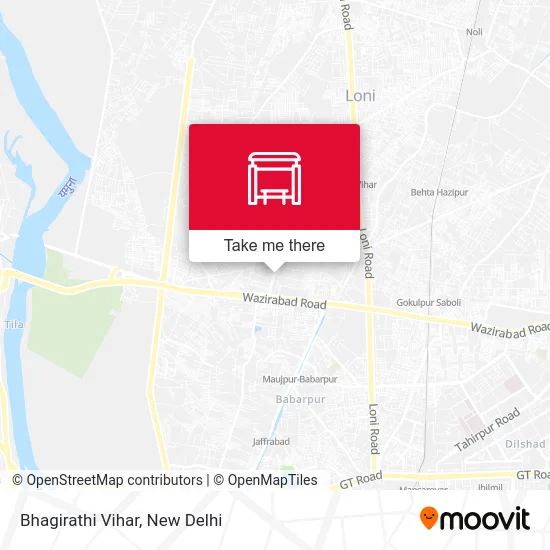Bhagirathi Vihar map