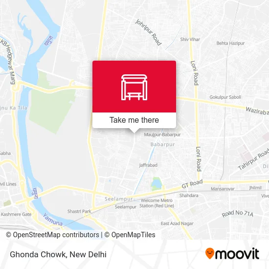 Ghonda Chowk map