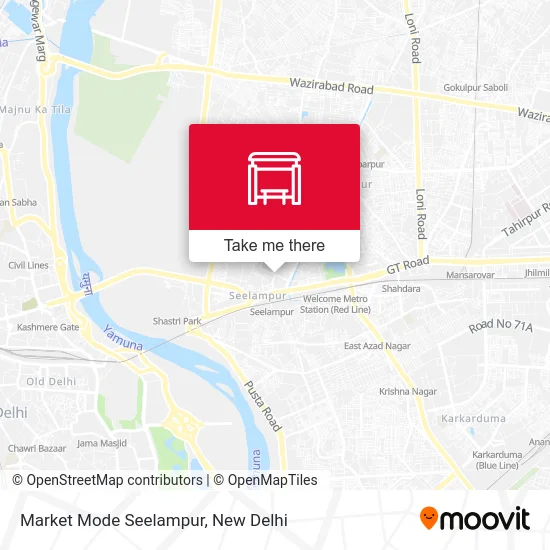 Market Mode Seelampur map