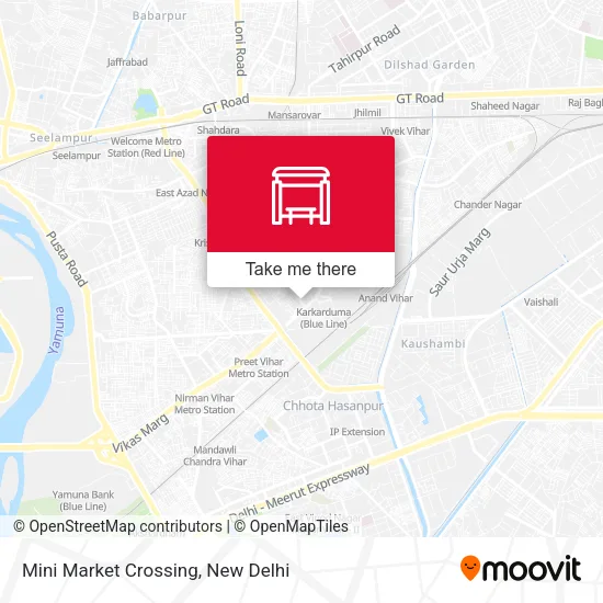 Mini Market Crossing map