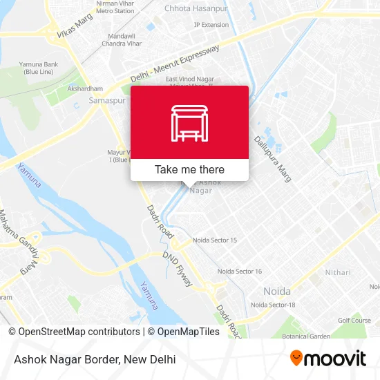 Ashok Nagar Border map