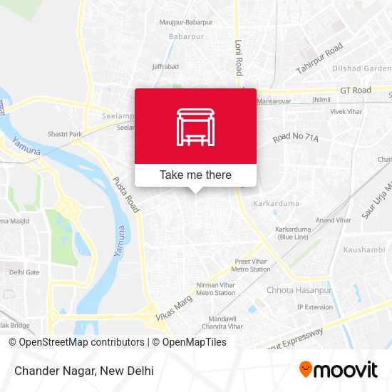 Chander Nagar map