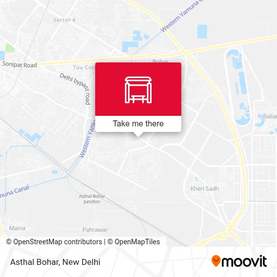 Asthal Bohar map