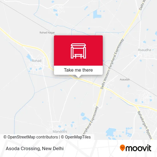 Asoda Crossing map