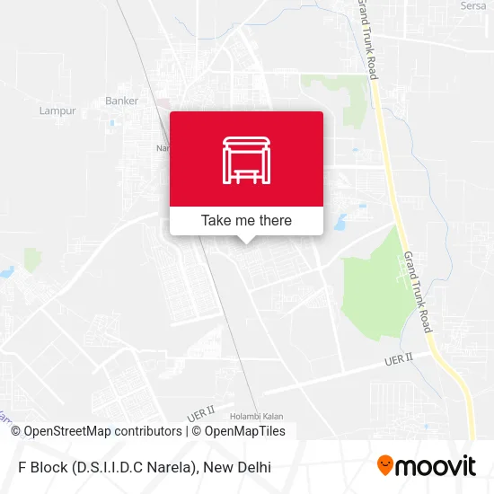 F Block (D.S.I.I.D.C Narela) map