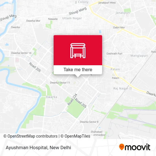 Ayushman Hospital map