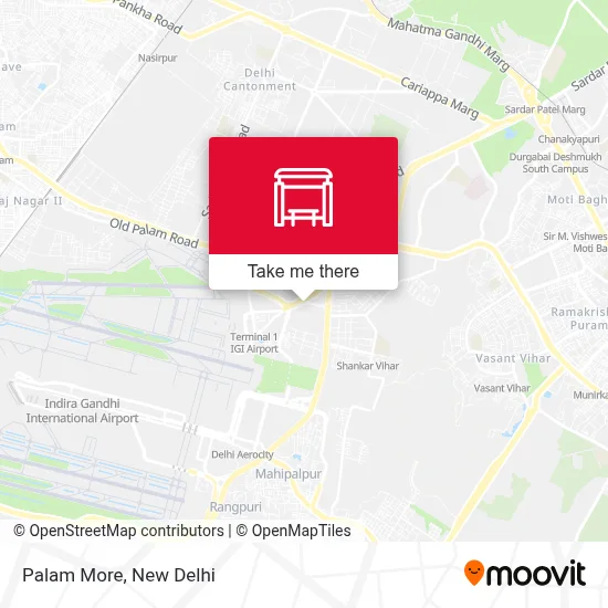 Palam More map