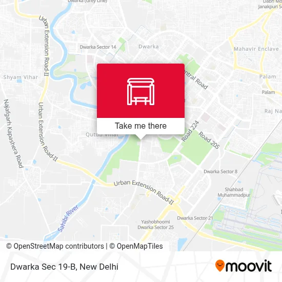 Dwarka Sec 19-B map