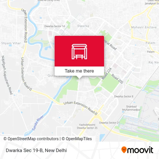 Dwarka Sec 19-B map