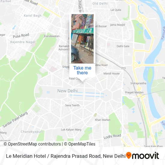Le Meridian Hotel / Rajendra Prasad Road map
