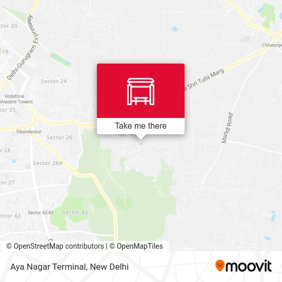 Aya Nagar Terminal map