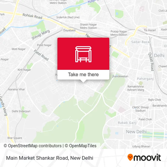 Main Market Shankar Road map