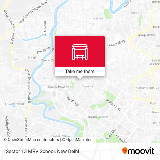 Sector 13 MRV School map