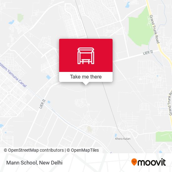 Mann School map