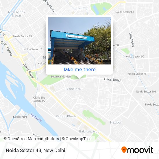 Noida Sector 43 map