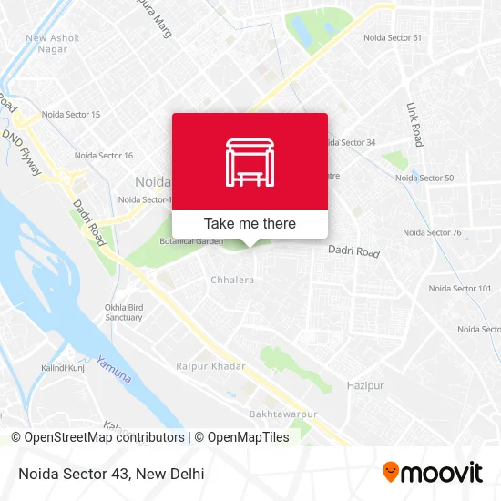 Noida Sector 43 map