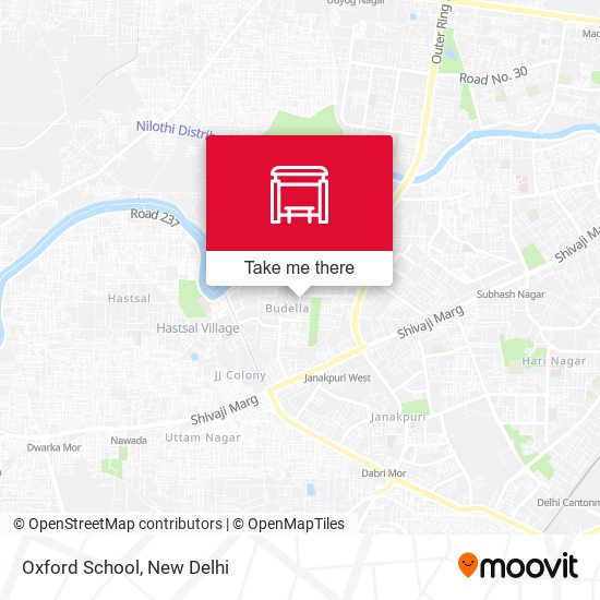 Oxford School map