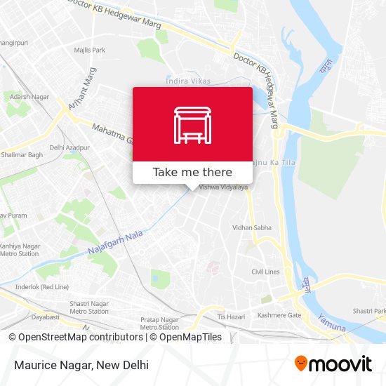 Maurice Nagar map