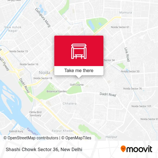 Shashi Chowk Sector 36 map