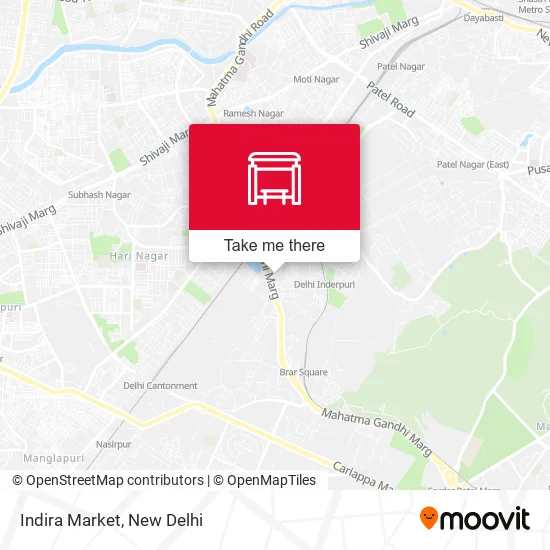 Indira Market map