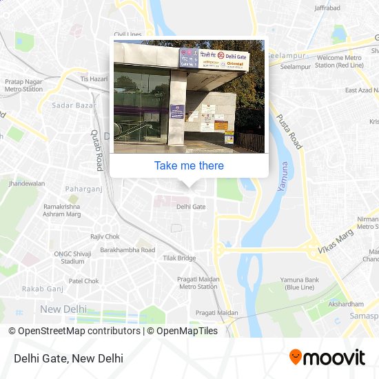 Delhi Gate map