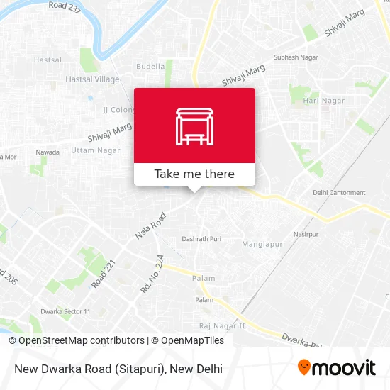 New Dwarka Road (Sitapuri) map