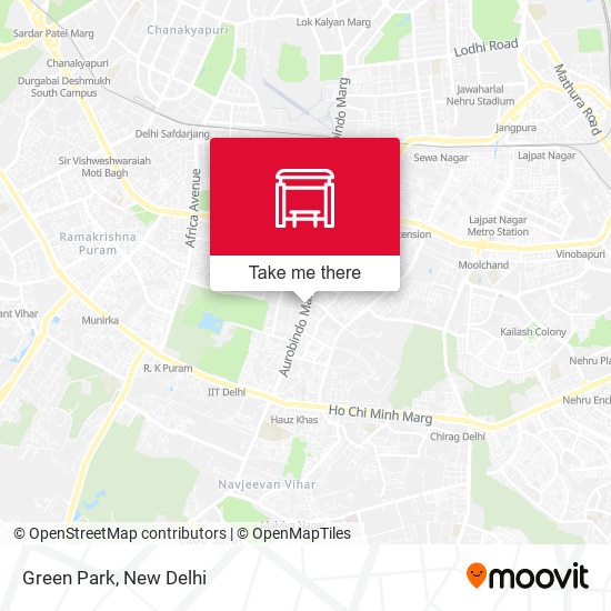 Green Park map