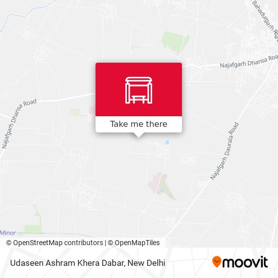 Udaseen Ashram Khera Dabar map