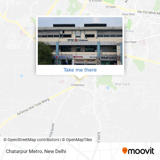 Chatarpur Metro map