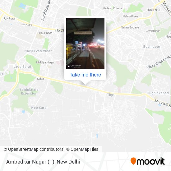 Ambedkar Nagar (T) map