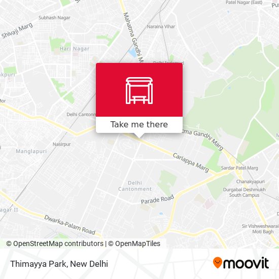 Thimayya Park map