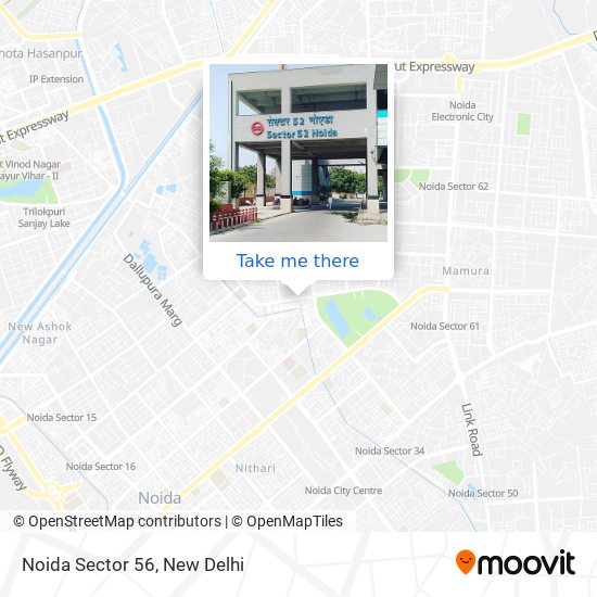 Noida Sector 56 map