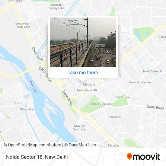 Noida Sector 18 map