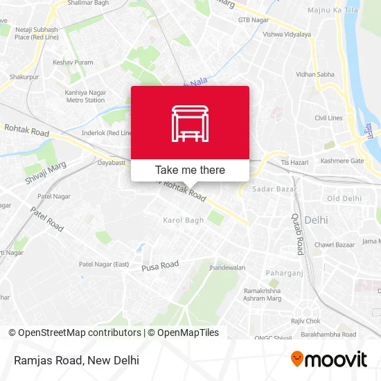 Ramjas Road map