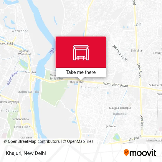 Khajuri map