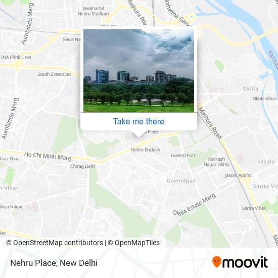 Nehru Place map