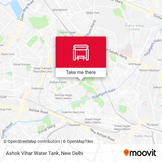 Ashok Vihar Water Tank map