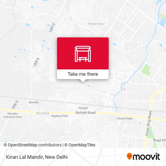 Kirari Lal Mandir map