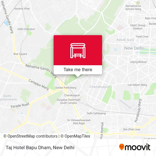 Taj Hotel Bapu Dham map