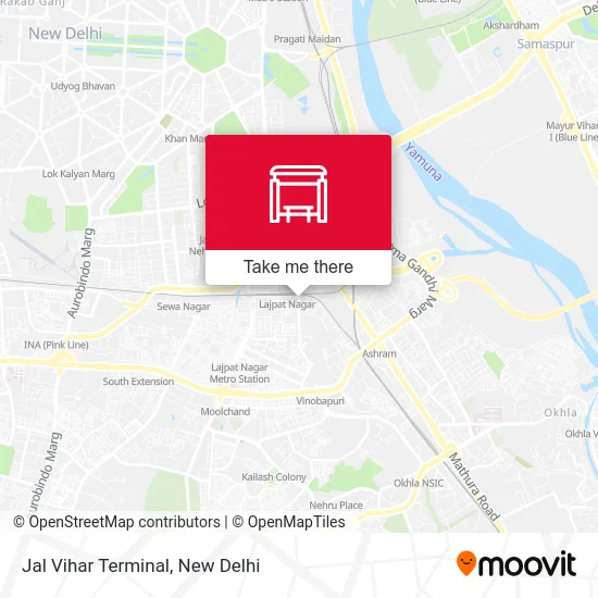 Jal Vihar Terminal map