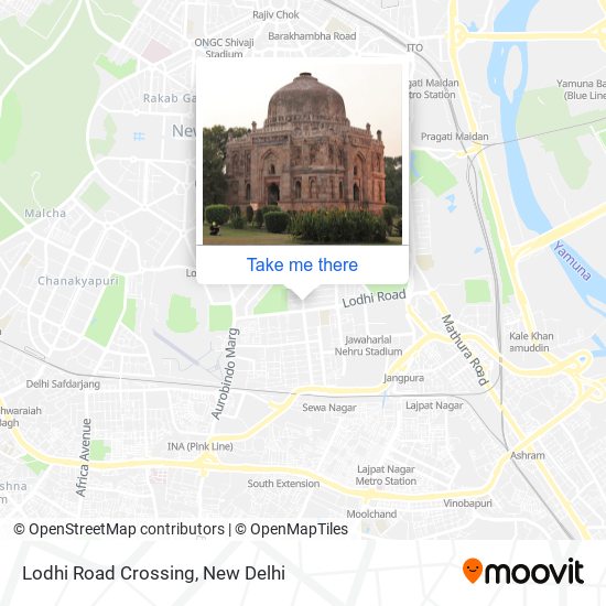 Lodhi Road Crossing map