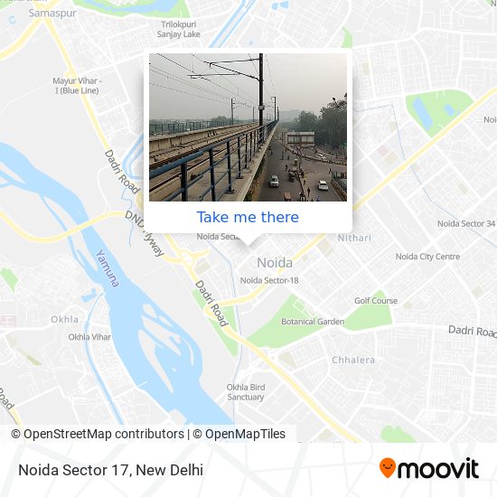 Noida Sector 17 map