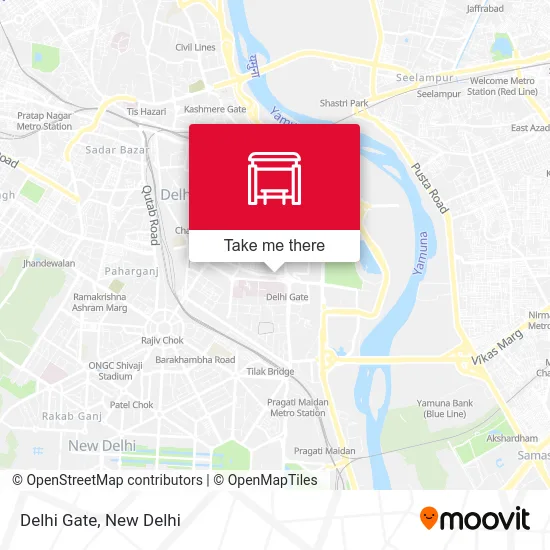 Delhi Gate map